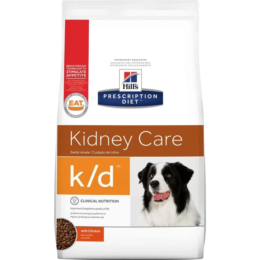 Hill's Prescription Diet สูตร Kidney Care Canine เป็นอาหารสำหรับสุนัขที่ป่วยเป็นโรคไต