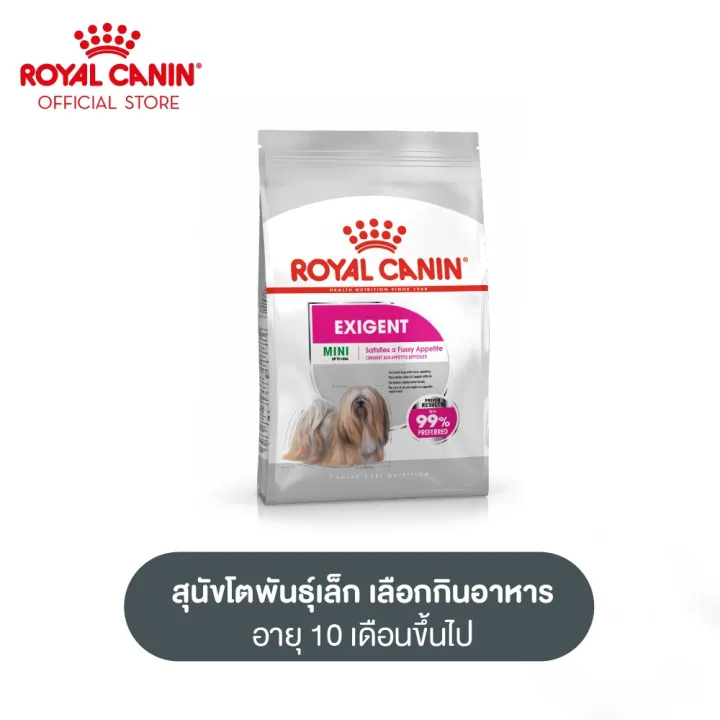 Royal Canin Mini Exigent อาหารเม็ดสำหรับสุนัขชิสุที่มีนิสัยทานยาก และมีอายุตั้งแต่ 10 เดือนขึ้นไป