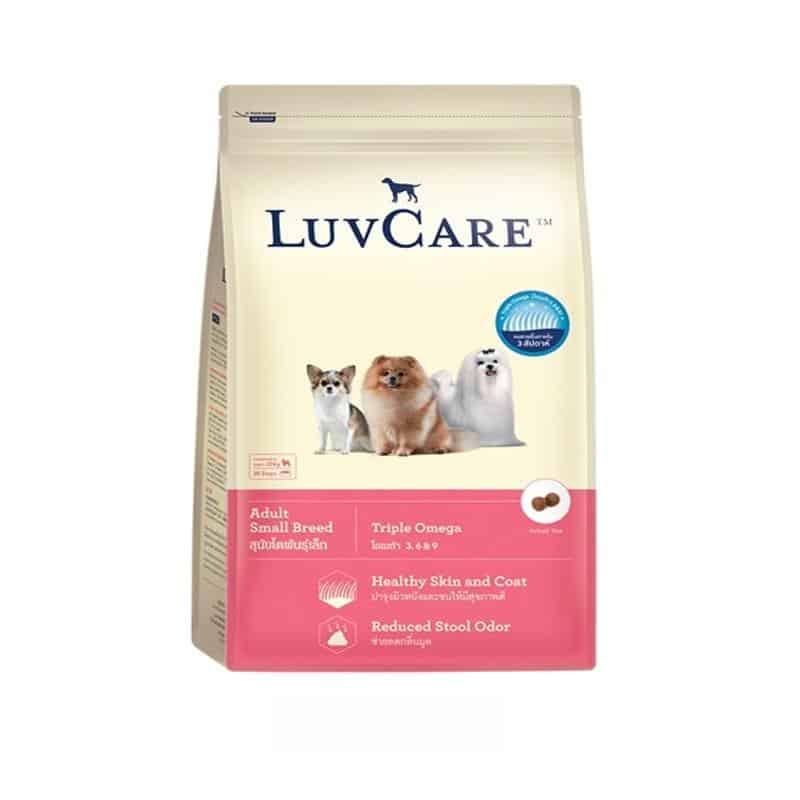 Dr.Luvcare Puppy Small Breed Triple Omega เป็นอาหารเม็ดสำหรับลูกสุนัขปอมเมอเรเนียน อายุตั้งแต่ 2 -12 เดือน